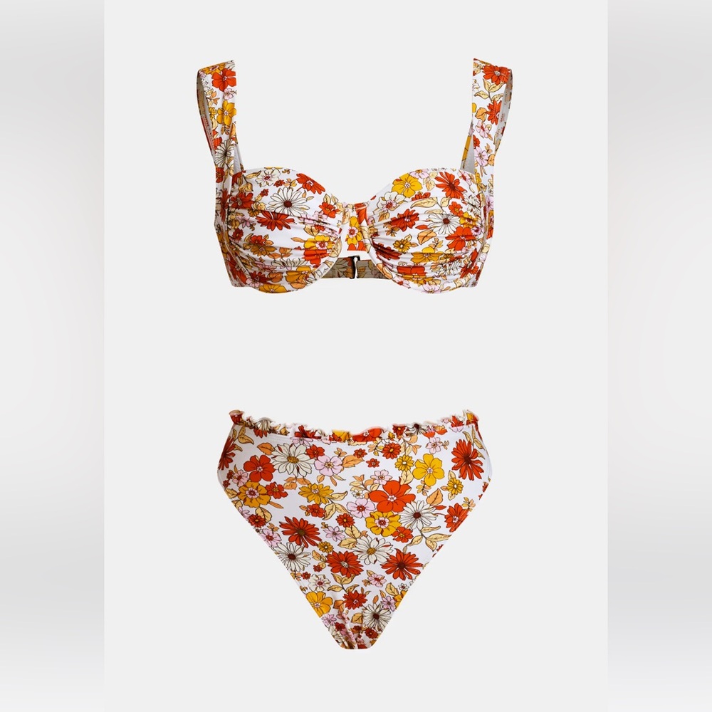 Floral Print Bikini Set